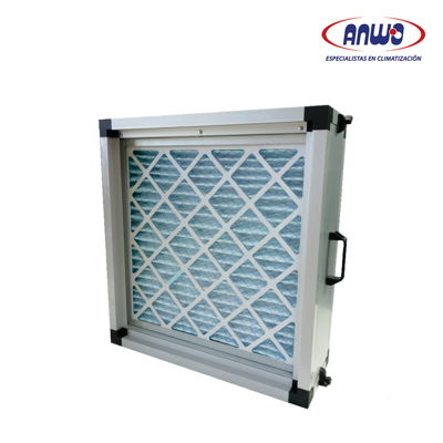 GABINET PORT FILTRO ALUM ARREGL 1X1 - 2 ET 24x24x2-24x24x4 DIM NOM-73.5x73.5x30CM